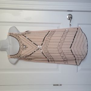 Blush Sequin Dress